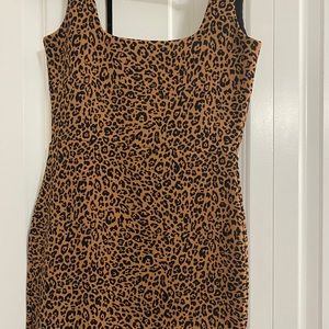 H&M cheetah mini dress
